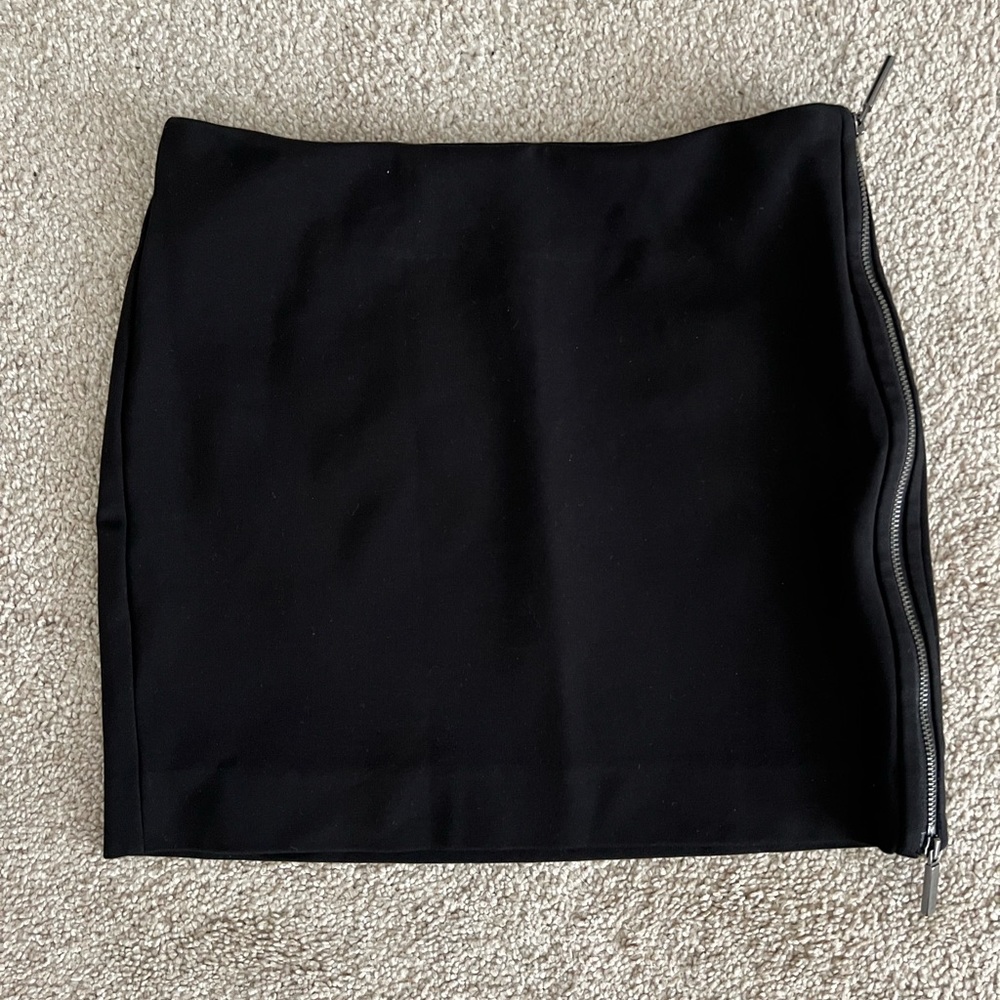 Armani Exchange black mini skirt